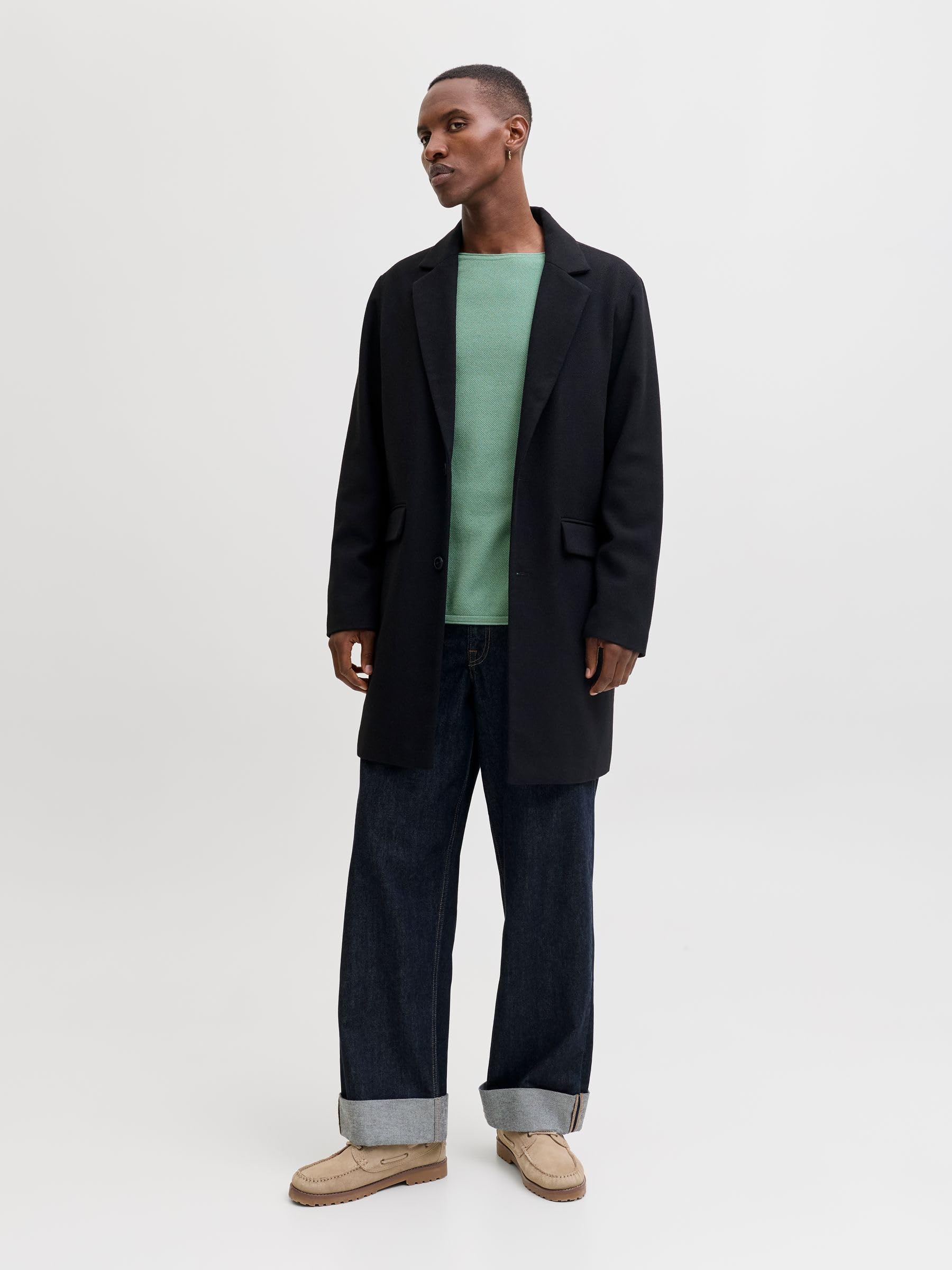 JACK & JONES Knitted Pullover Plain Knitted Pullover