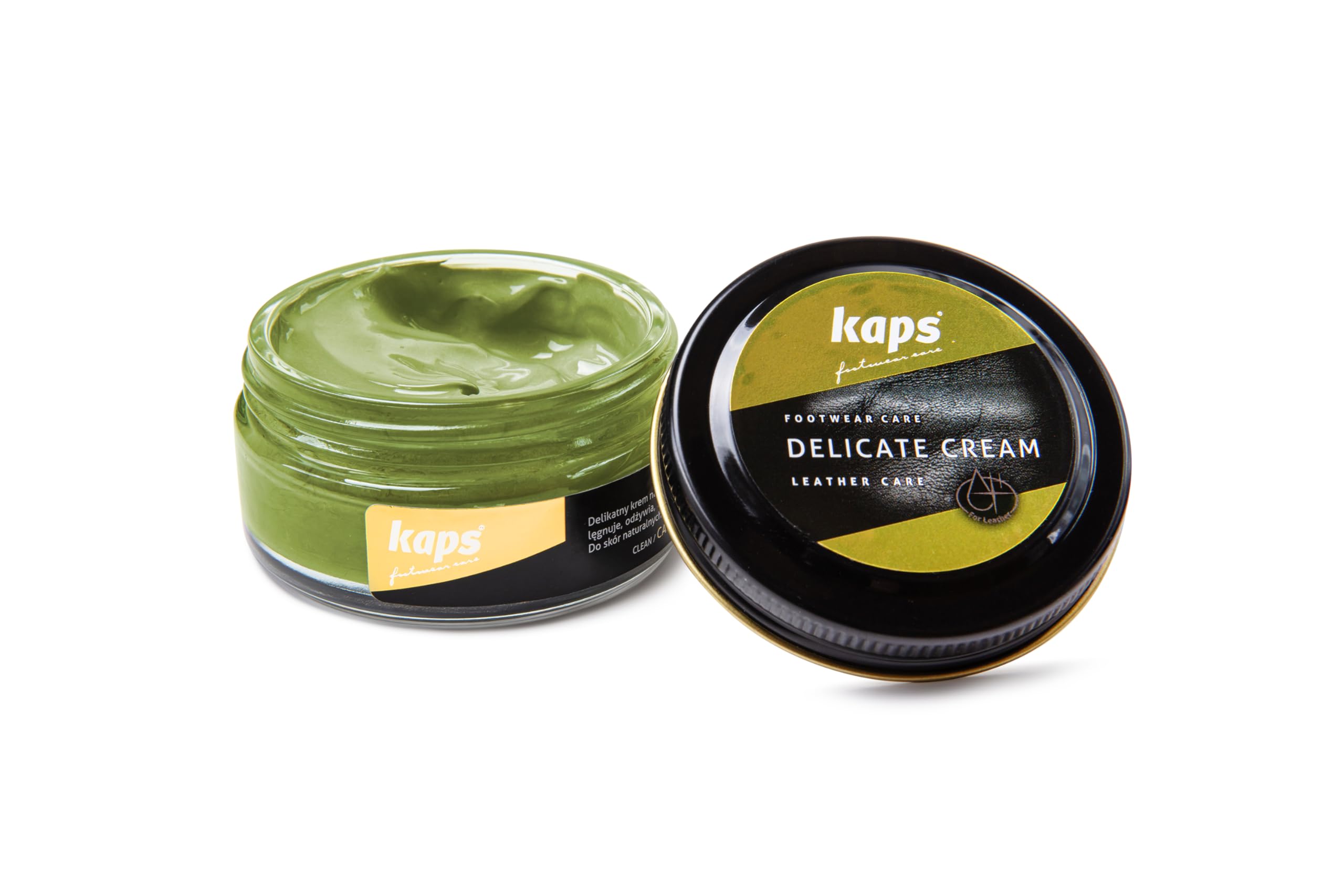 Kaps Leather Shoe Cream - Shoe Care Polish and Colour Conditioner | Refreshes Appearance | For Boots, Handbags, Furniture | Intensive Leather Care and Nourishing | 70 + Shades 50ml — view 43