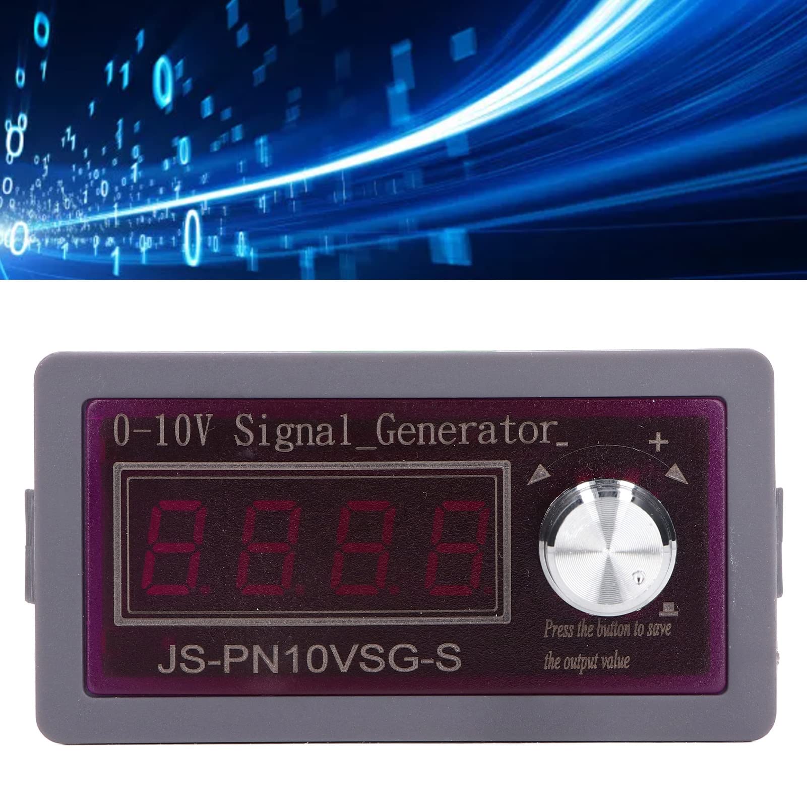 Générateur de Signal 0-10V Simulateur Analogique de Tension de Courant 0-20mA Générateur de Signal D'affichage à 4 Chiffres Réglable pour le Débogage du Panneau PLC