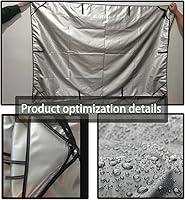 Vista 2 de Toldo de repuesto para columpio de patio, protección para todo tipo de clima, resistente al sol, impermeable, cubierta superior para silla