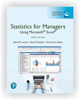 Statistics for Managers Using Microsoft Excel 9th Edition: David M ...