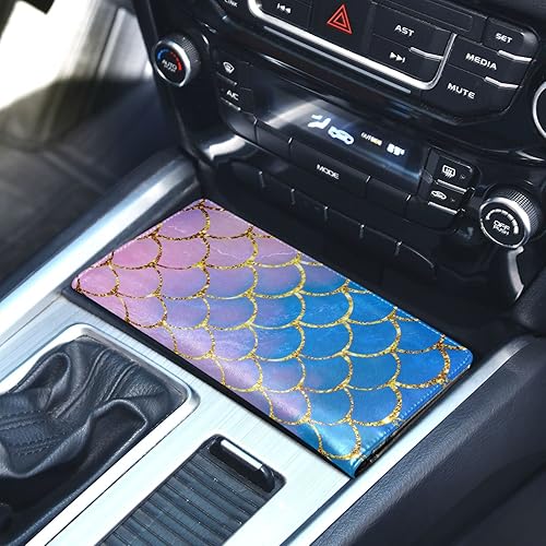 Miniatura 5 de Fondo de escamas de pescado Azul Registro de coche y soporte de seguro Auto Truck Comparación Accesorios Caso Titular de documentos de coche para