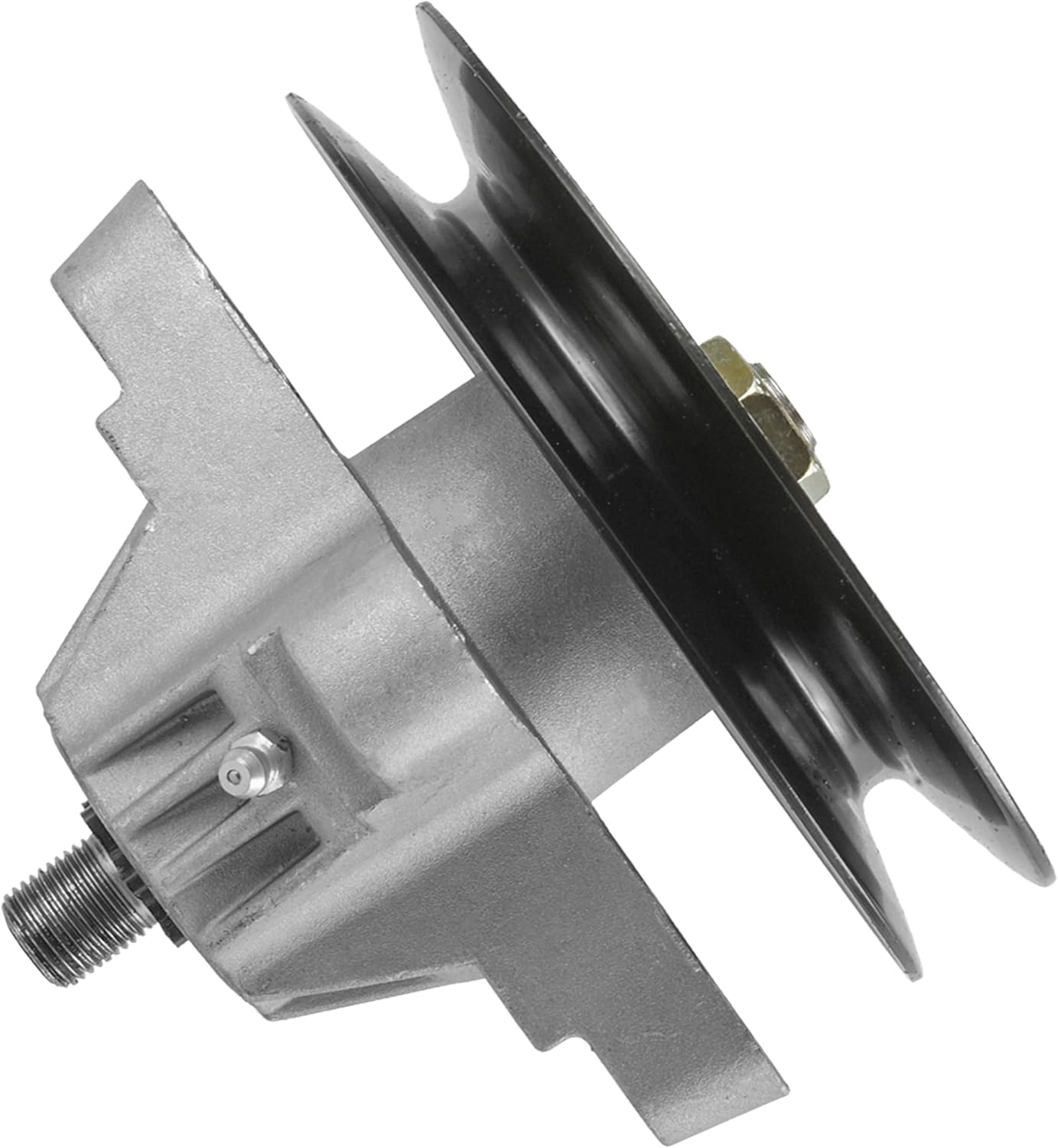 Caltric Spindle Assembly W/Pulley Compatible with MTD Compatible with Cub Cadet 918-0574 618-0574 918-0574C