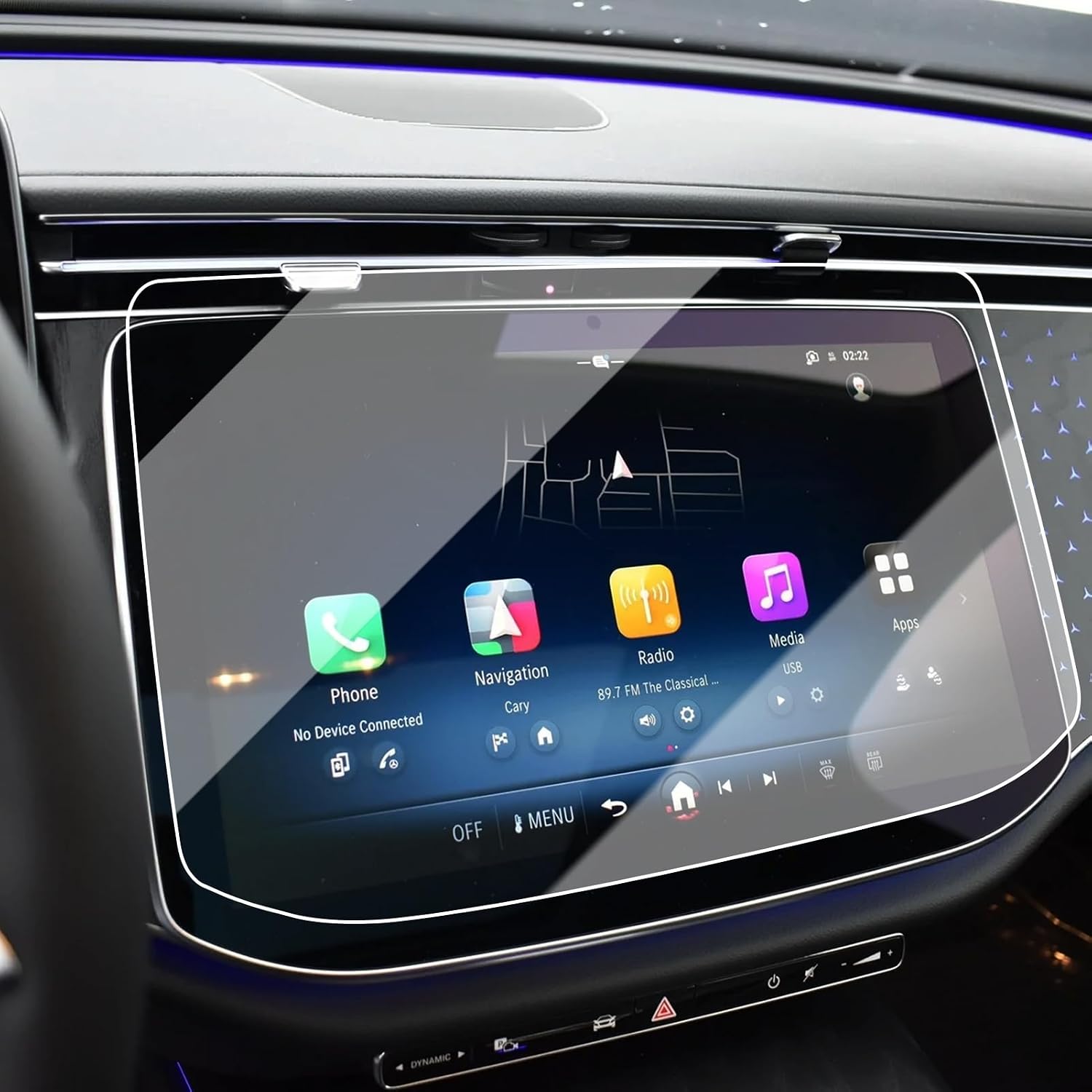 TTCR-II Compatible with 2024-2025 Mercedes Benz E Class Screen Protector, for 2024 Mercedes E Class Navigation Display Protector 14.4 Inch, Tempered Glass Protective Film For E300 E350 E400 E500 E63
