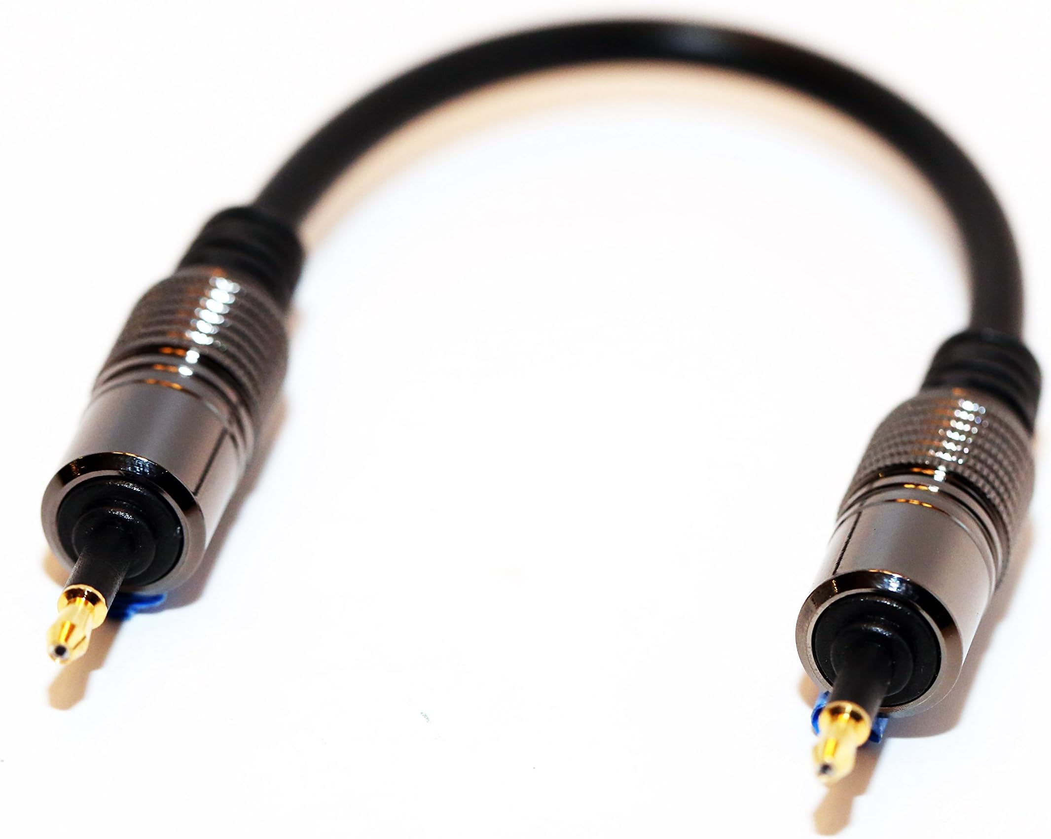 Premium Quality Gold Plated Mini Toslink to Mini Toslink (SPDIF) Digital Optical Audio Cable with Metal Connectors for Astell&Kern AK100 AK120 AK100II AK120II AK240 AK380 AK320