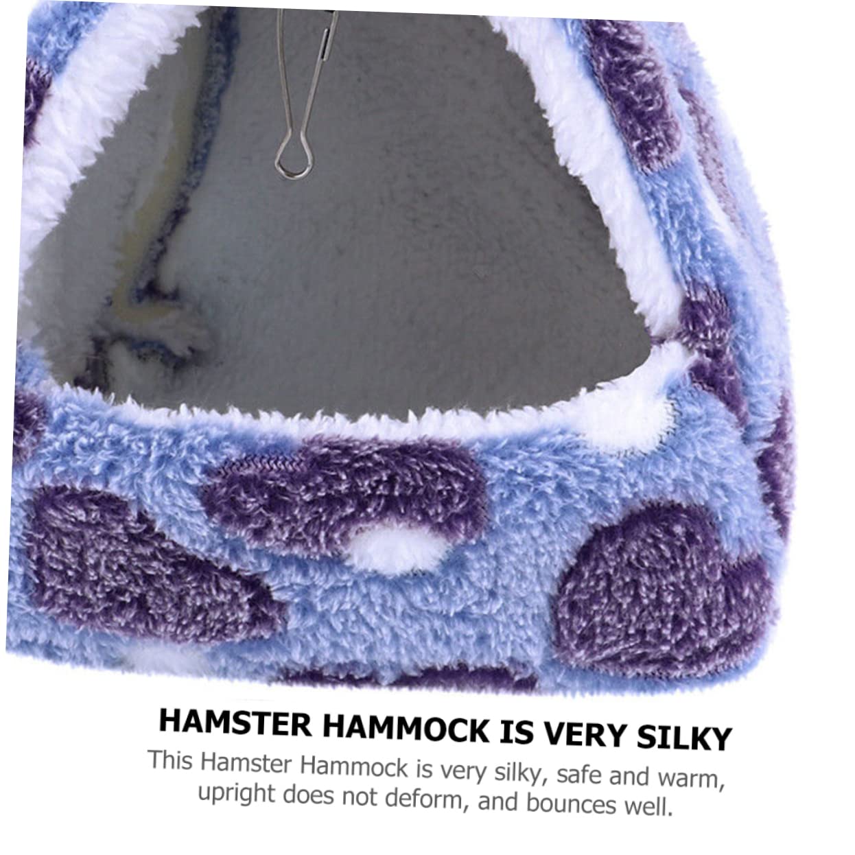 ABOOFAN 5stücke Hängematte Für Kleine Haustiere Winterliche Warme Hamsterhängematte Aus Weichem Material Geeignet Für Hamster Zwerghamster Frettchen Und Ratten Inklusive Aufhängung