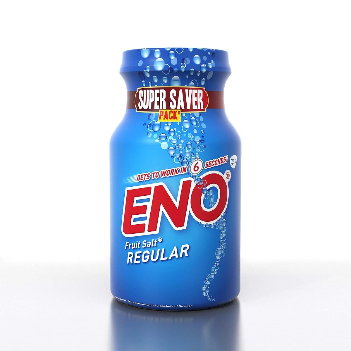 ENO Fruit Salt Regular Flavour -100 G Pack of 2