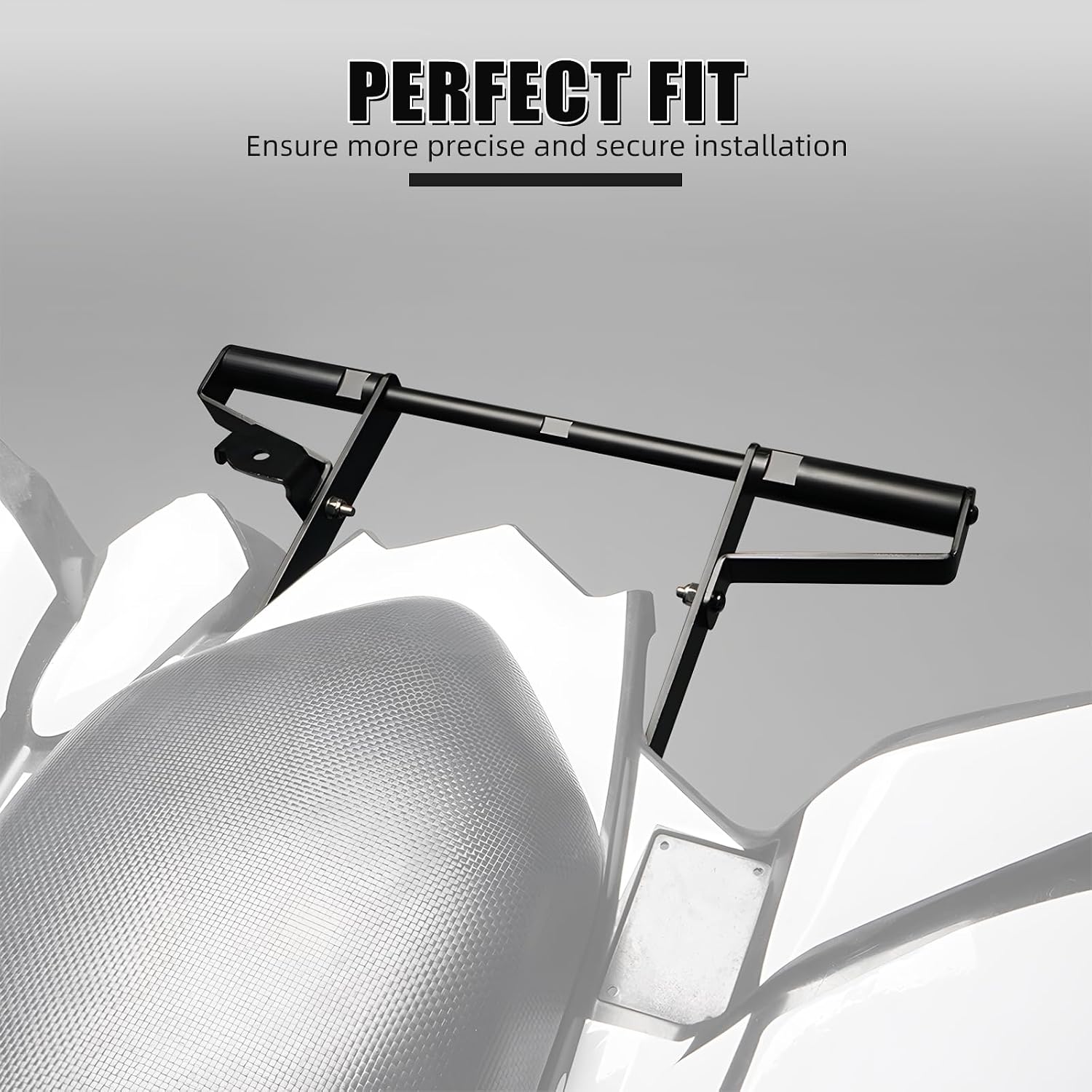 NICECNC Rear Grab Bar Compatible with Yamaha Raptor 700 2006-2026, Aircraft Grade Aluminum with Installation Kit