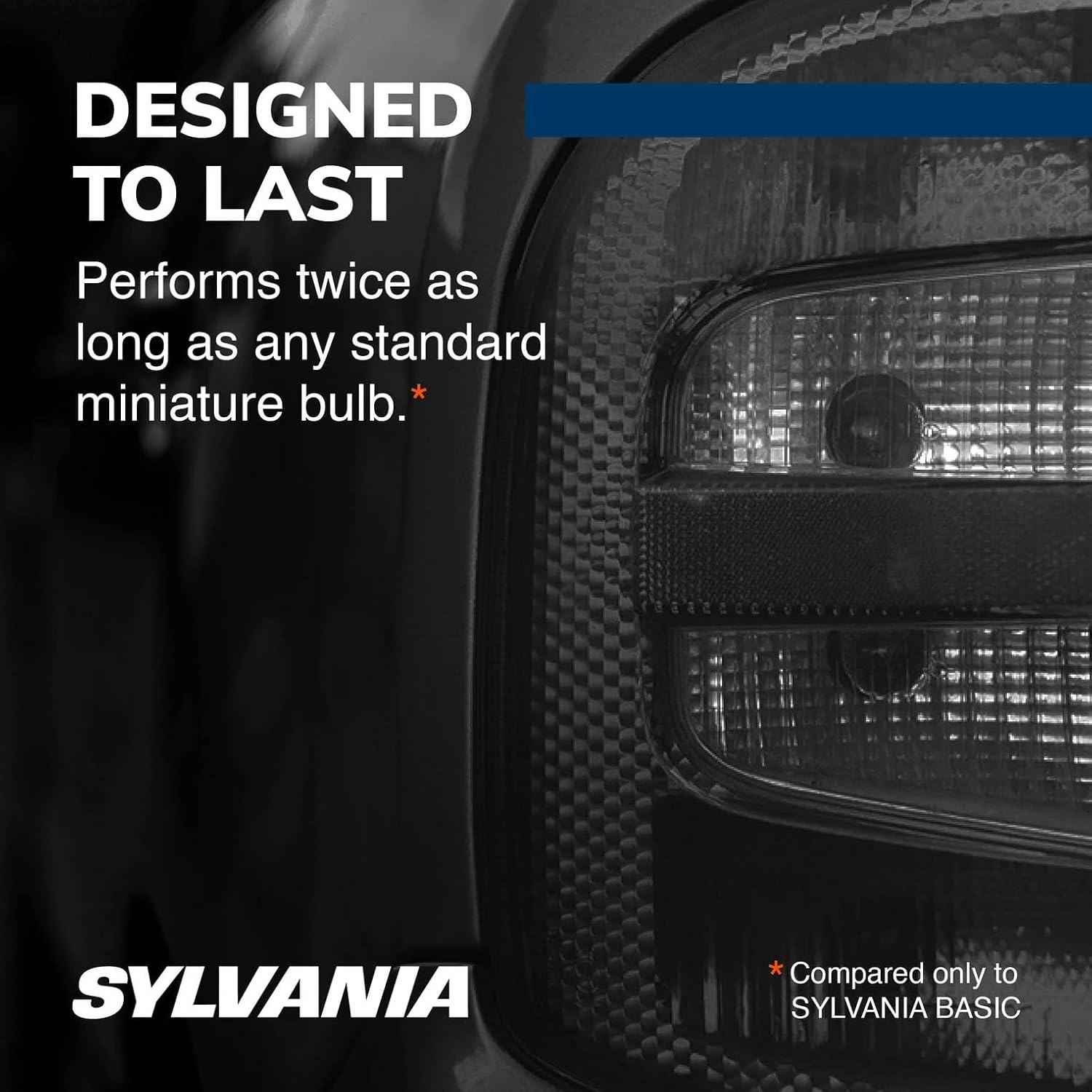 SYLVANIA - 1156 SilverStar Mini Bulb - Brighter and Whiter Light, Ideal for Center High Mount Stop Light (CHMSL), Daytime Running Light (DRL), and more (Contains 2 Bulbs)