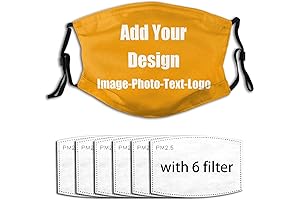 Custom Face Masks for Men | Personalized Masks Printing Your Image Photos Text