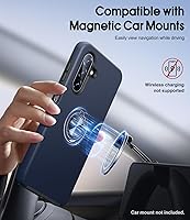 Vista 7 de JAME Funda para teléfono Samsung Galaxy A17/A26 5G con protector de pantalla [2 paquetes] Soporte de anillo Soporte Doble Capa Grado Militar a