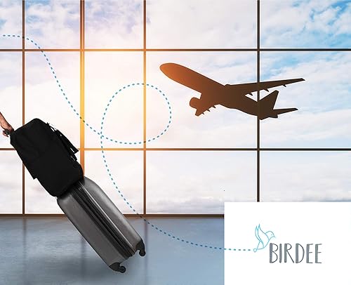 Miniatura 3 de Birdee Bolsa de viaje duradera con asiento elevador sin respaldo para control de puerta de avión y portador para viajes, se adapta a GB Pockit y la