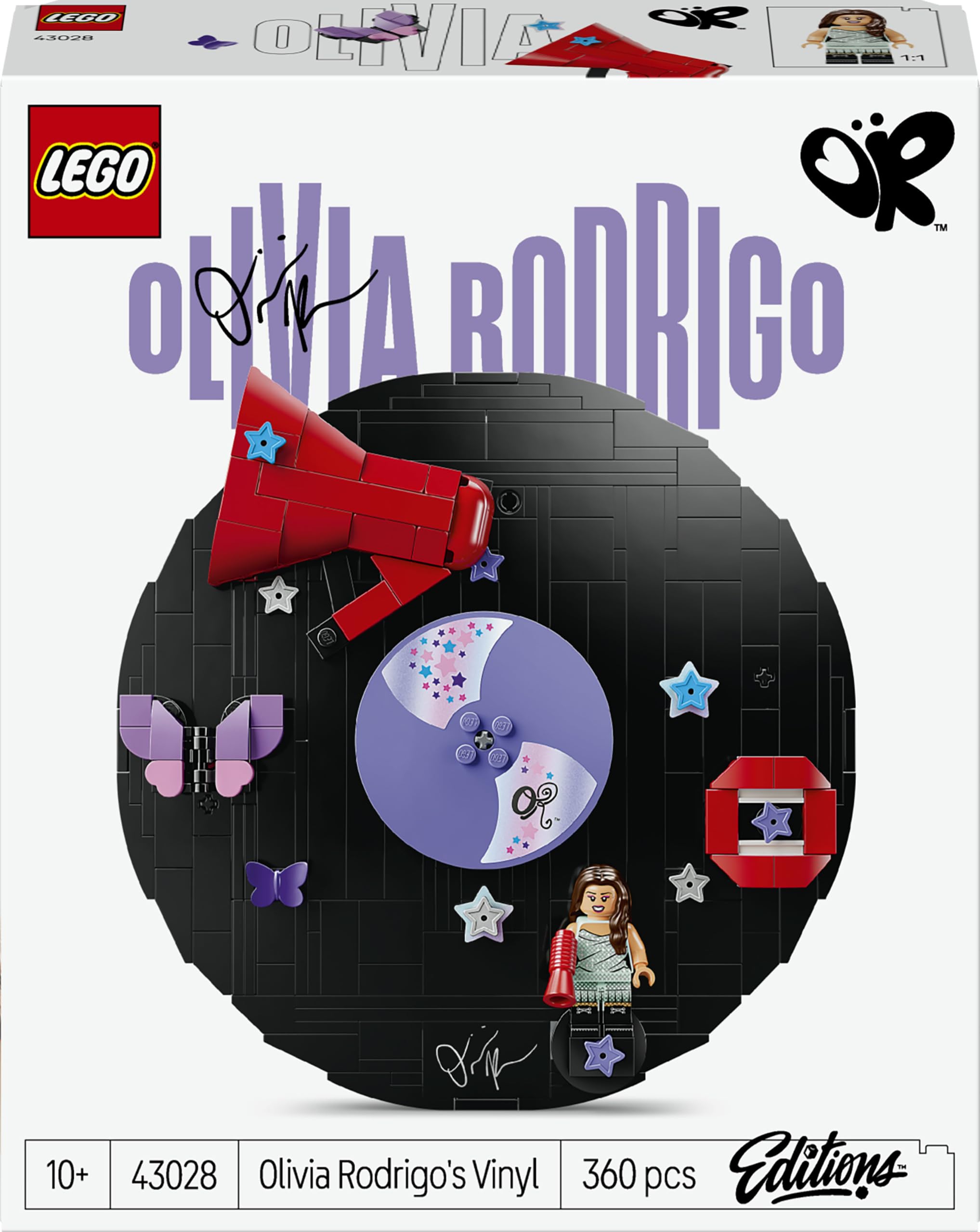 LEGO Editions Olivia Rodrigos Schallplatte 43028