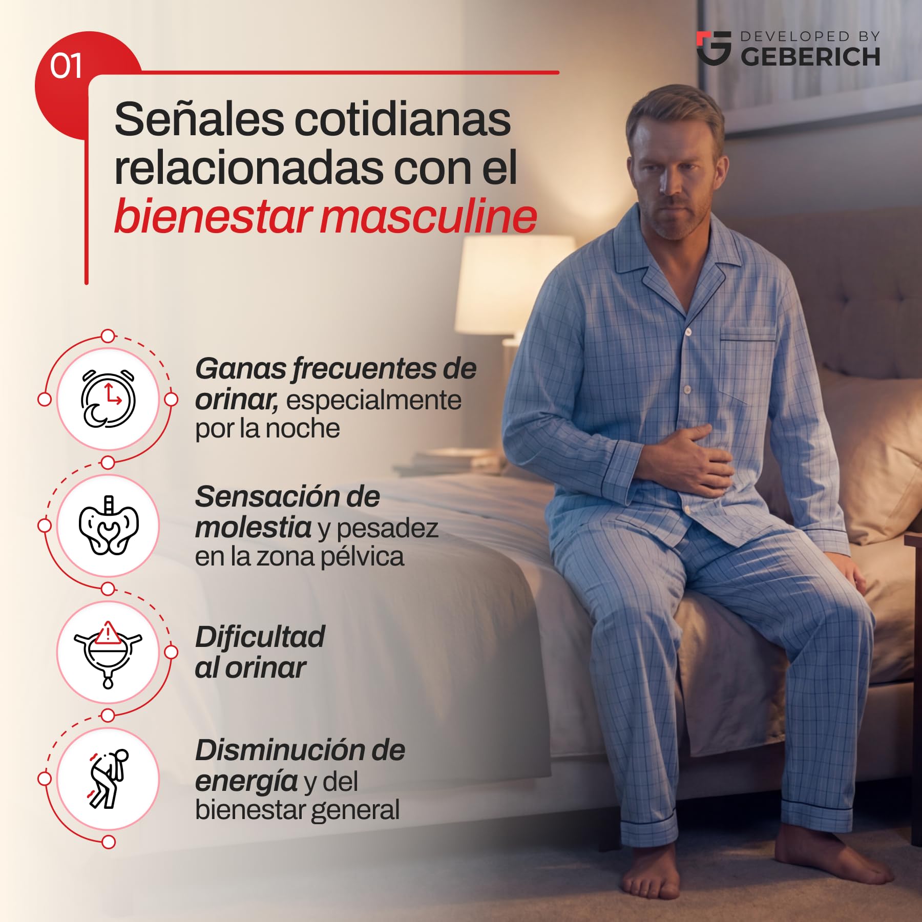 Cápsulas ProstAktiv | Serenoa Repens 360mg + Equinácea 360mg | Suplemento Próstata Hombre con Ginkgo biloba, Licopeno, Zinc | Soporte Prostático y Vías Urinarias | 30 Cápsulas