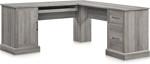 BELLEZE Escritorio moderno de esquina en forma de L para computadora o computadora portátil o estación de trabajo de estudio de escritura con