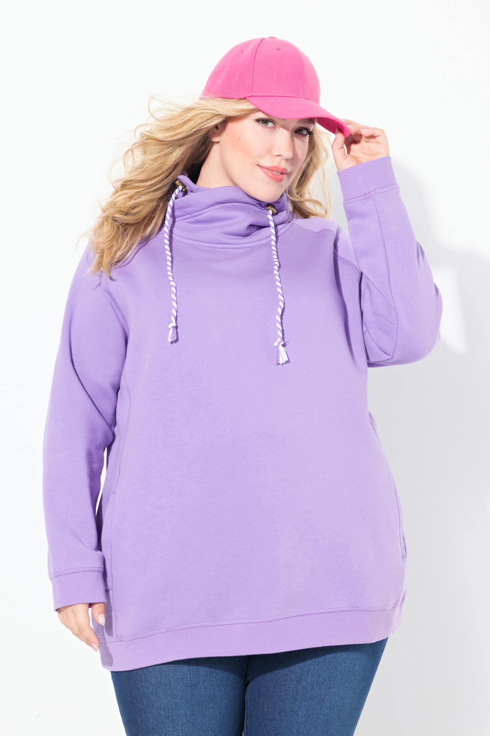 Ulla Popken Women's Strickfleece Jacket