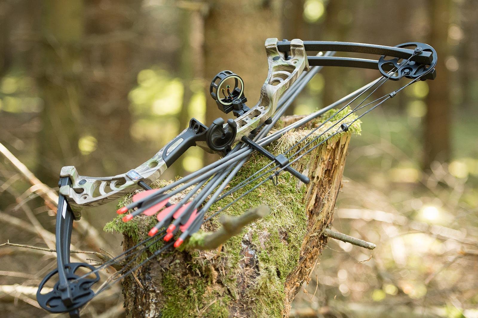STRONGBOW Compoundbogen Gecko, 30–55 lbs, Bogenschießen Jagd (camo) | Jagdbogen, Pfeil und Bogen Sportbogen für Erwachsene und Jugendliche, einstellbar