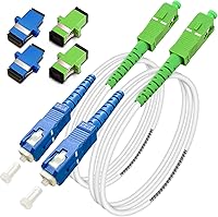 Vista 7 de Cable de conexión de fibra óptica SM SC/UPC a SC/APC, cable de conexión de fibra óptica de un solo modo, cable de conexión óptico de puente de fibra