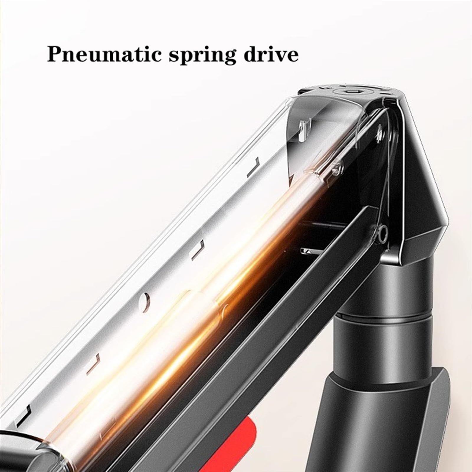 Regulowane ramię monitora, podwójne mocowanie monitora do 81.3 cm i 10.0 kg na ekran, regulowane ramię sprężyny gazowej, aluminium z zaciskiem C i podstawą przelotkową do ekranów (czarny)