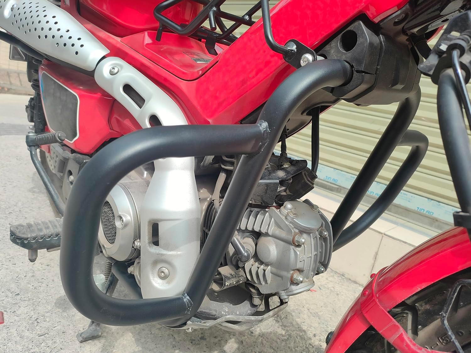 Motorcycle Engine Guard Highway Crash Bar Bumper Protector Compatible with Honda Trail 125 CT125 Hunter Cub 125 (2023-current)
