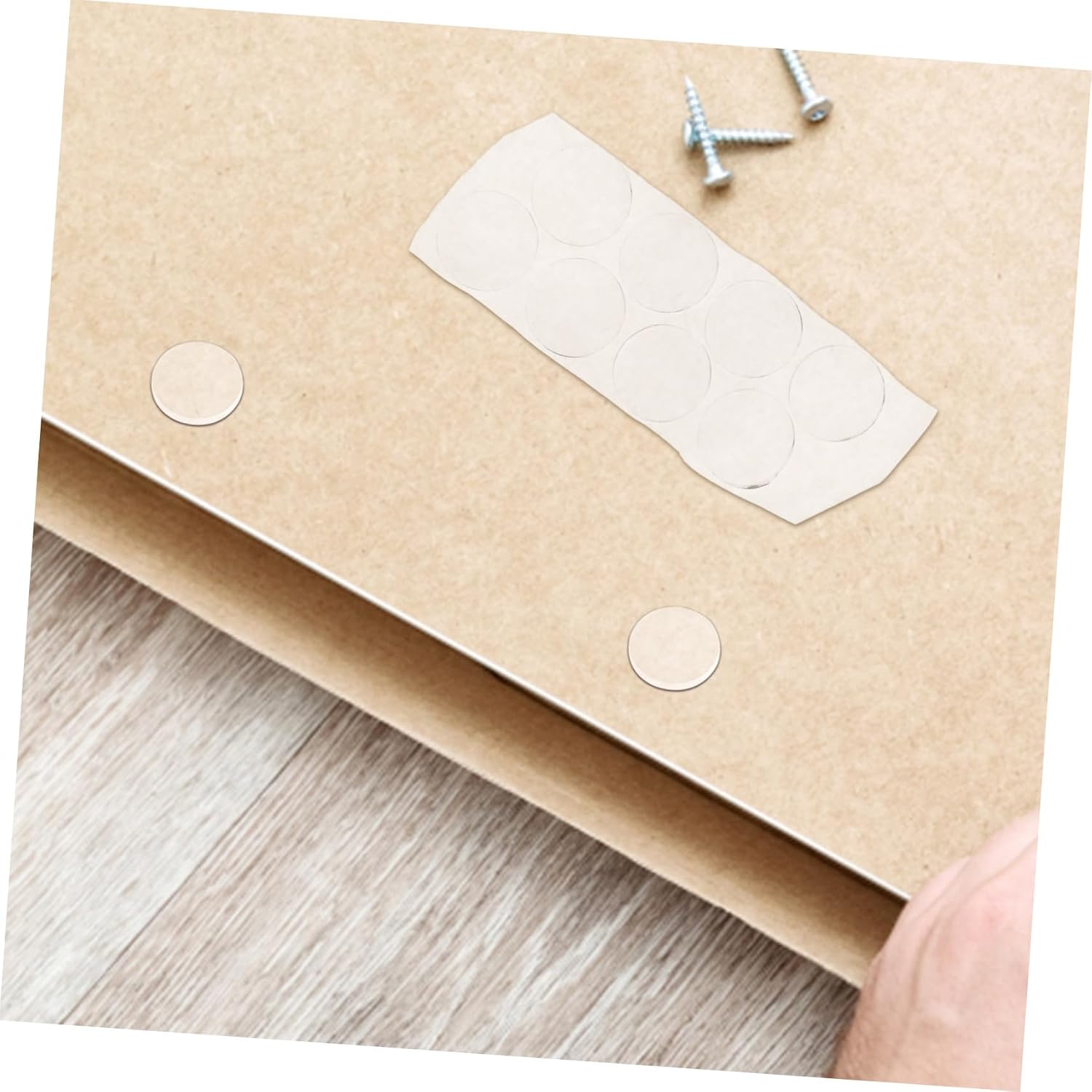 80pcs Table Bumper Pads Non- Glass Table Spacers for Furniture Household Items Easy to Install Wear-Resistant Shape