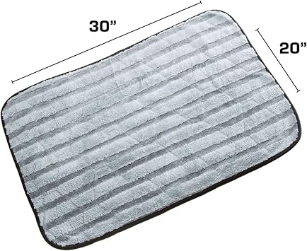 Ethos Car Drying Towel - 1000GSM Twisted Loop Microfiber Towels 20 x 30 - Car Drying Towels Extra Large, Dual Sided, Absorbs 12X Its Weight in Water! One Towel That Dries It All!