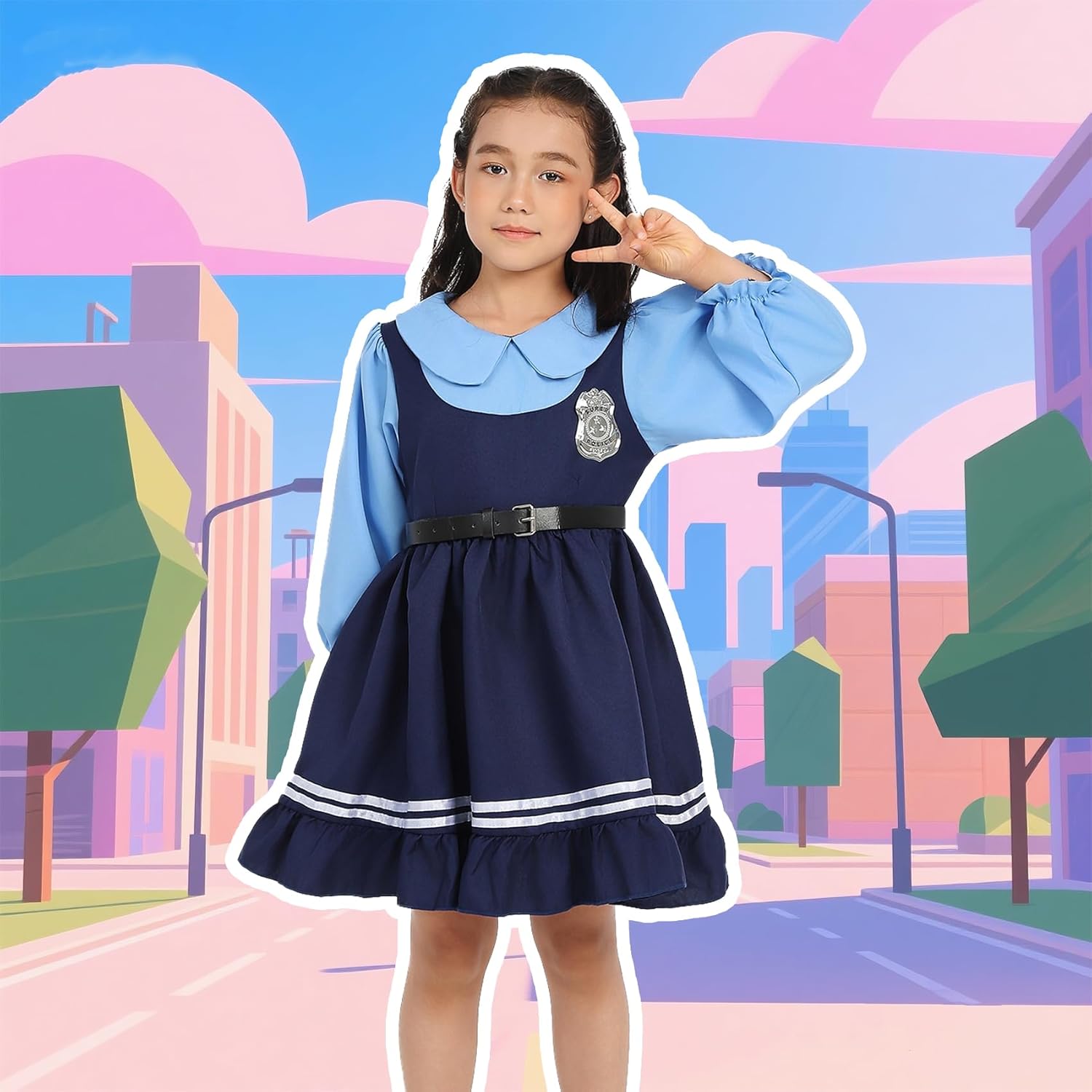 Zoo Halloween Carnival Suit Bunny Uniform With Halloween Cosplay Costume Outfits