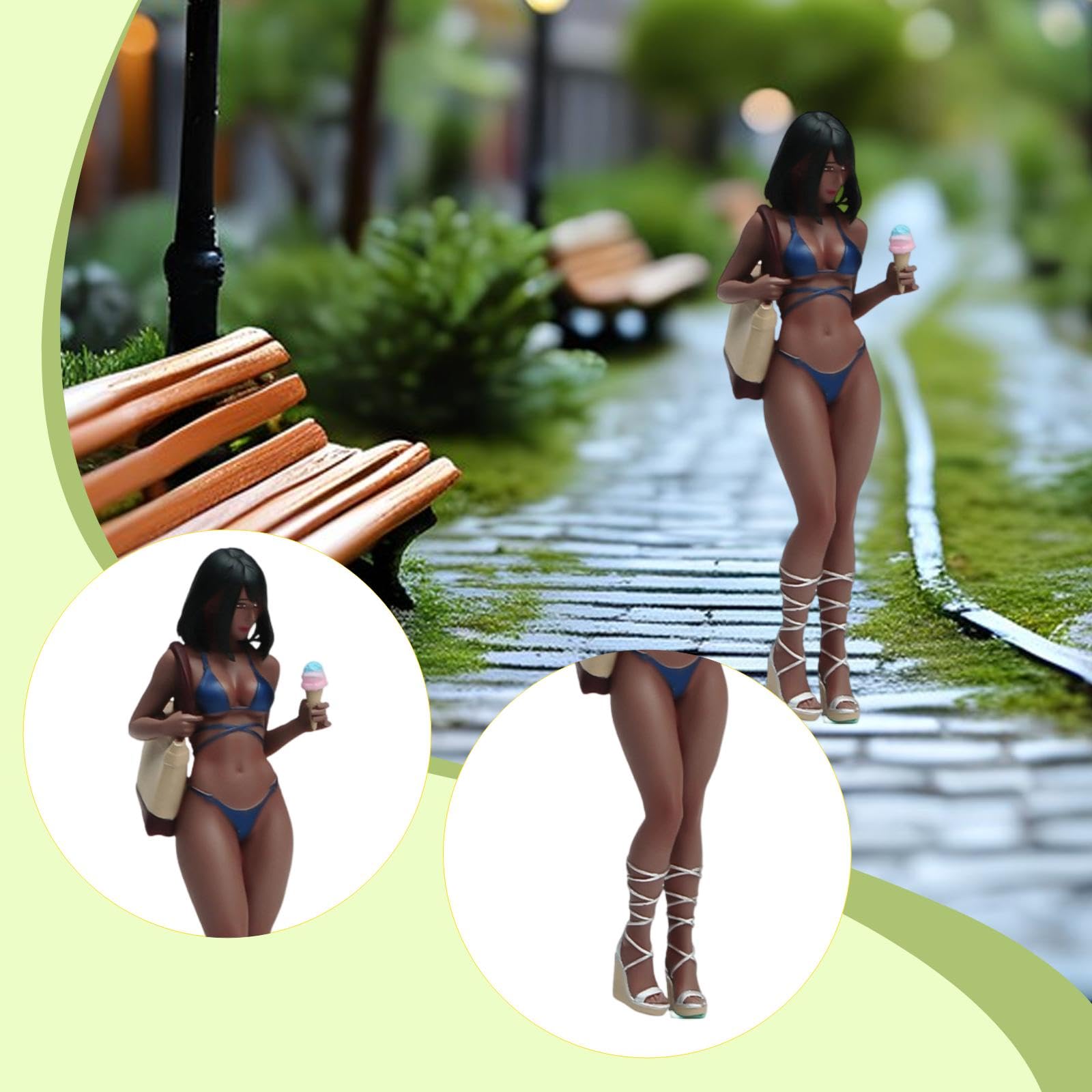 Modellino in 1:64 per Giardino delle Fate, Micro Paesaggio, Decorazione da Scrivania.