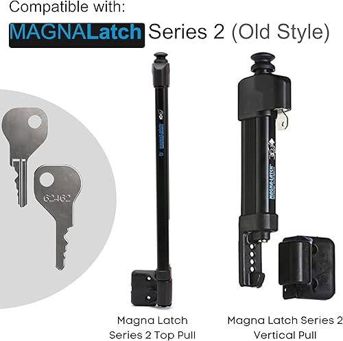 Miniatura 4 de Magna-Latch - Llave de repuesto para Magna-Latch Series 2 con orificio de cerradura orientado hacia abajo (estilo antiguo)  Llave D&D 62462 para