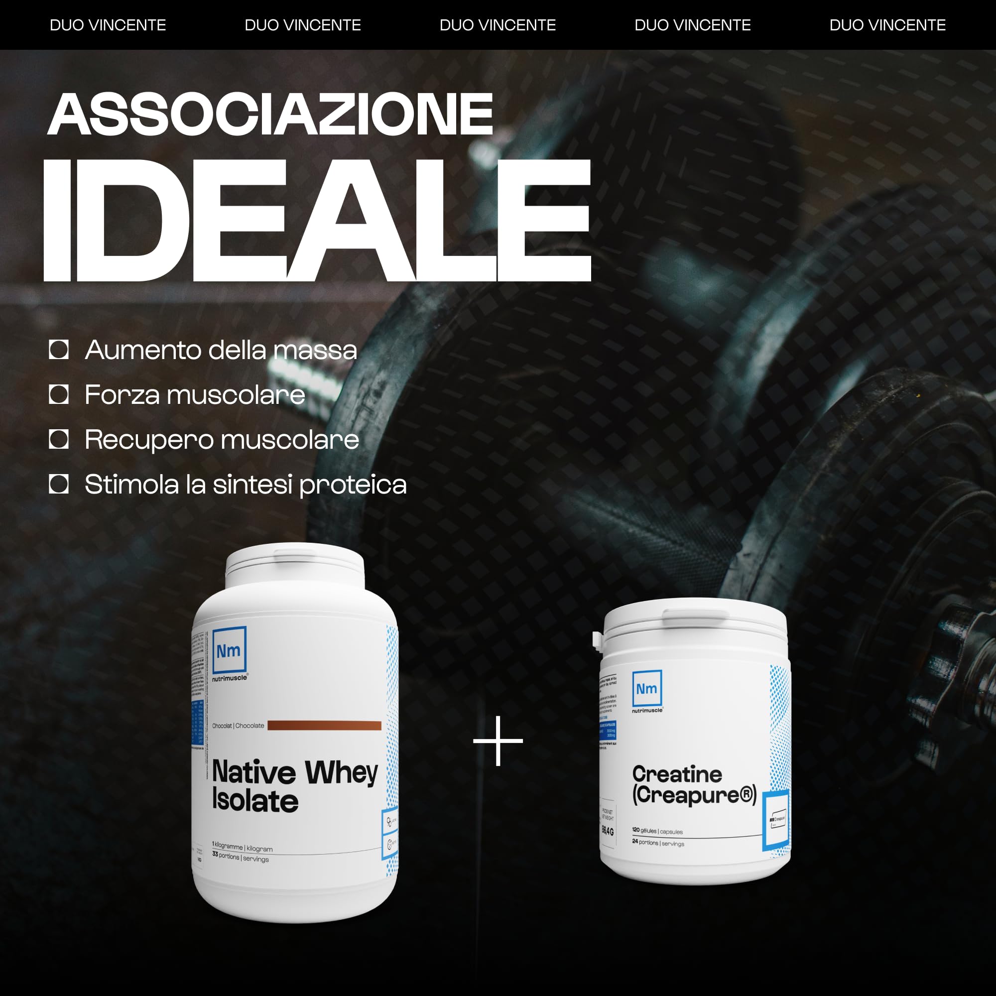 Nutrimuscle Isolato di siero di latte puro al 100% | Polvere extra proteica (90%) - Latte francese - Bodybuilding e fitness | Gusto Cioccolato Naturale (1,5 kg (confezione da 1))…