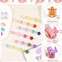 Vista 2 de CÉLLOT 96 piezas de flequillo para el pelo de niñas pequeñas, mini pinzas para el cabello, accesorios para el cabello para niñas, adolescentes