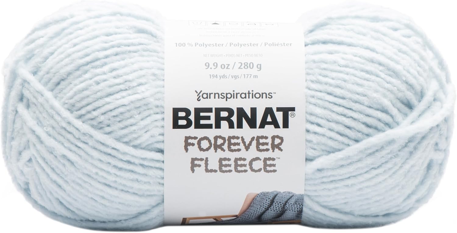 Bernat Forever Fleece Yarn, 2 Pack, Lavender