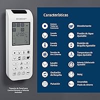 Vista 7 de Bio Bidet BB2000 - Asiento de inodoro inteligente estilo bidé, blanco, redondo, autolimpiante con Hydroflush, calefacción híbrida, control remoto