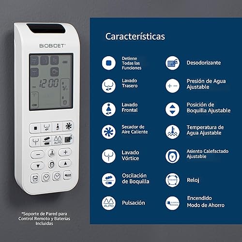 Miniatura 8 de Bio Bidet Bliss BB2000 - Asiento de inodoro inteligente, color blanco, alargado, de primera clase, agua caliente ilimitada, lavado en remolino