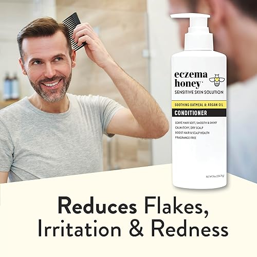 Miniatura 5 de ECZEMA HONEY Acondicionador nutritivo - Ayuda con la psoriasis, la dermatitis y la descamación - Acondicionador diario para la caspa y el cuidado