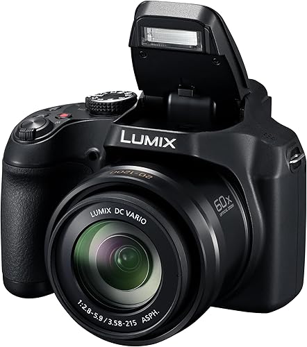 Miniatura 12 de Panasonic LUMIX FZ80D - Cámara digital para apuntar y disparar, grabación de fotovideo 4K con estabilizador de imagen óptica de potencia, cámara de