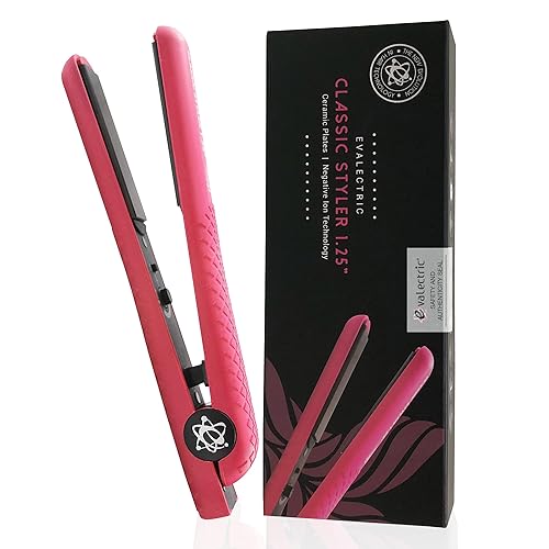 Classic Styler - Plancha para el cabello, color rosa de 1.25 pulgadas