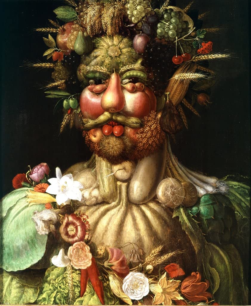 Impression toile Giuseppe Arcimboldo grand format 60x90cm tableau célèbre de qualité musée - 5