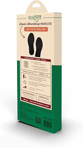 Miniatura 6 de Releef Direct Solutions Plantillas para los pies doloridos, alivio del dolor de pies, ingredientes naturales, inserciones de zapatos recortadas para