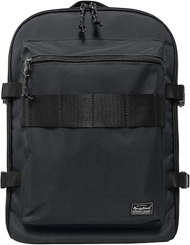 Mochila de viaje ligera para senderismo, mochila para laptop, 17L de mano para artículos personales, bolsa de fin de semana, unisex, todo negro