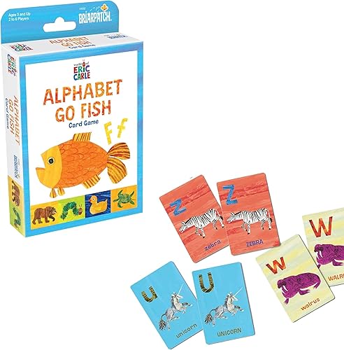 Briar Patch 1407 The World of Eric Carle Alphabet Go Fish juego de cartas