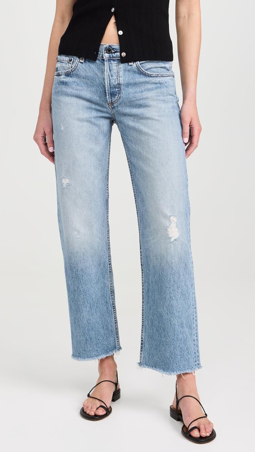 ASKK NY Women's Low Rise Straight Jeans - Image 2