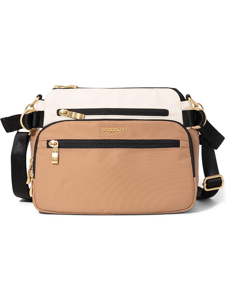 Beige Baggallini Marais Crossbody
