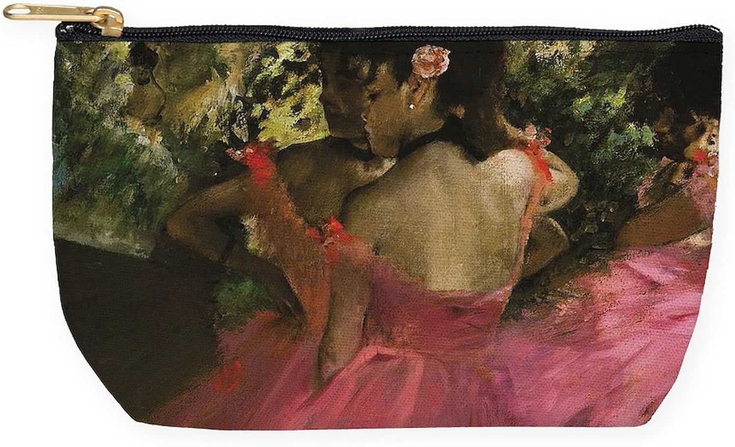 CafePress Dancers in Pink by Edgar Degas 8.5" x 4.5" Zipper Cosmetic Pouch
