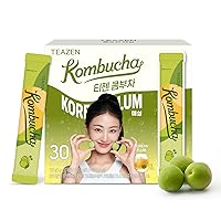 Vista 35 de TEAZEN Té de mango y guayaba y kombucha, mezcla de bebida hidratante, sin azúcar, probióticos vivos y prebióticos, 30 palitos, 5.29 onzas