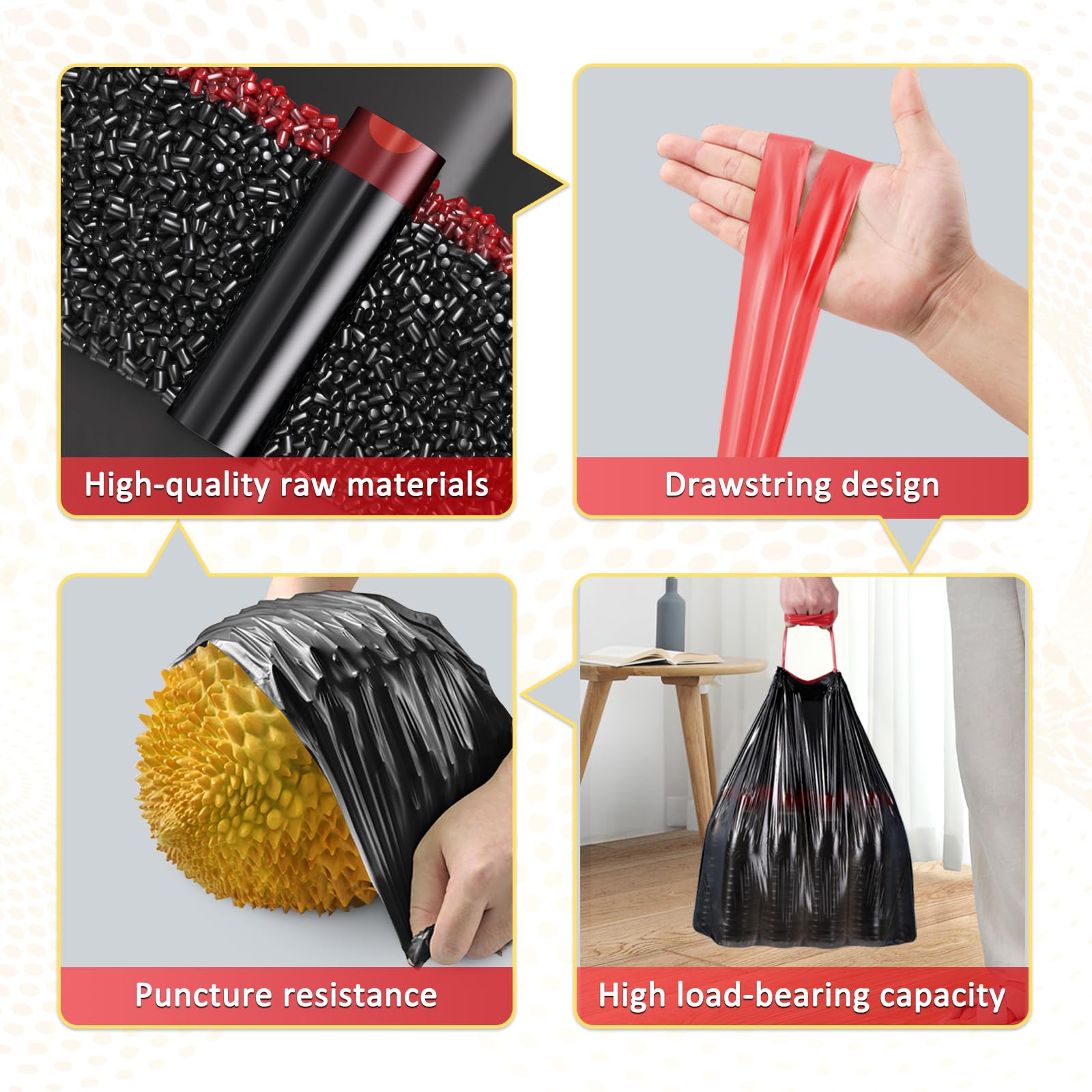 Stella Pack Sacchi Spazzatura Sacchi Immondizia 35l Viola Sostenibili - Foto 10