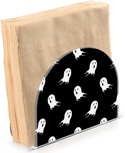 Miniatura 1 de Servilletero de fantasmas de Halloween para cocina, mesa de comedor, dispensador de pañuelos de papel transparente para baño, mesa de comedor,