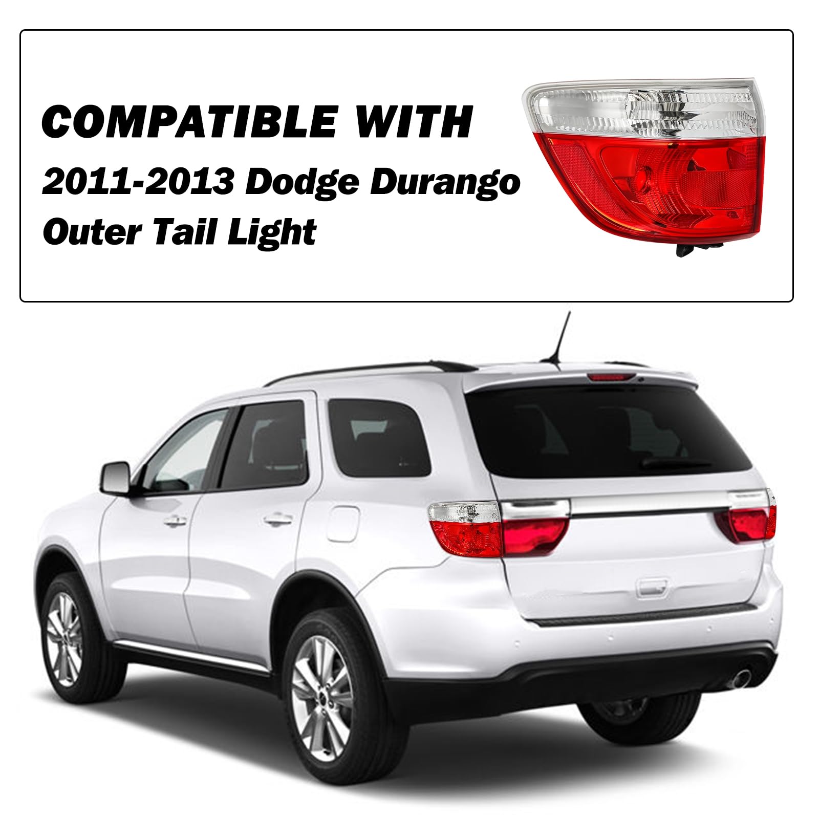 Par De Luces Traseras Para Dodge Durango LH RH 2011-2013
