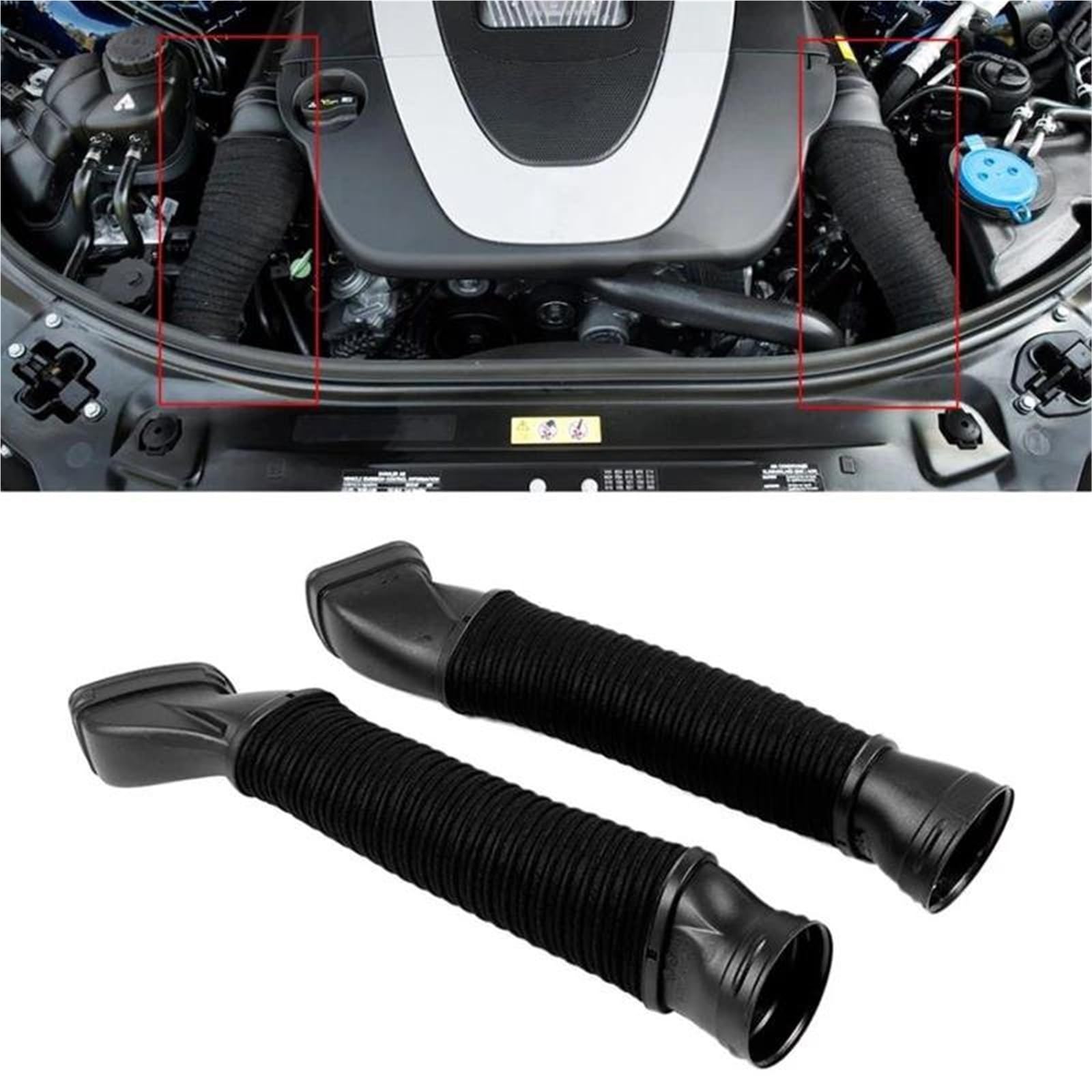 IITA Tubo Aspirazione Auto Tubo Flessibile per Condotto di Aspirazione Aria Auto per Mercedes per Benz W221/S350/S450/S550/W216/CL550 2730900282 2730900382 Auto Tubo aspirazione Aria