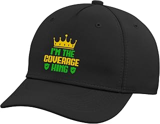 Insurance Agent Coverage King Funny Insurance Broker Adjustable Baseball Hat